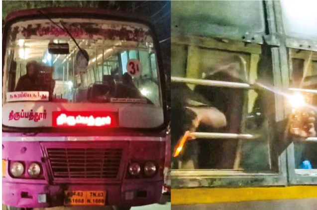 டார்ச் லைட் வெளிச்சத்தில் அரசு பேருந்து பயணம்: திருப்பத்தூரில் ஒரு பகீர் சம்பவம்!
