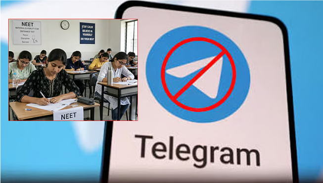வினாத்தாள் கசிவு எதிரொலி: நீட் மறுதேர்வு முடியும் வரை டெலிகிராமுக்கு தடை விதிப்பு!