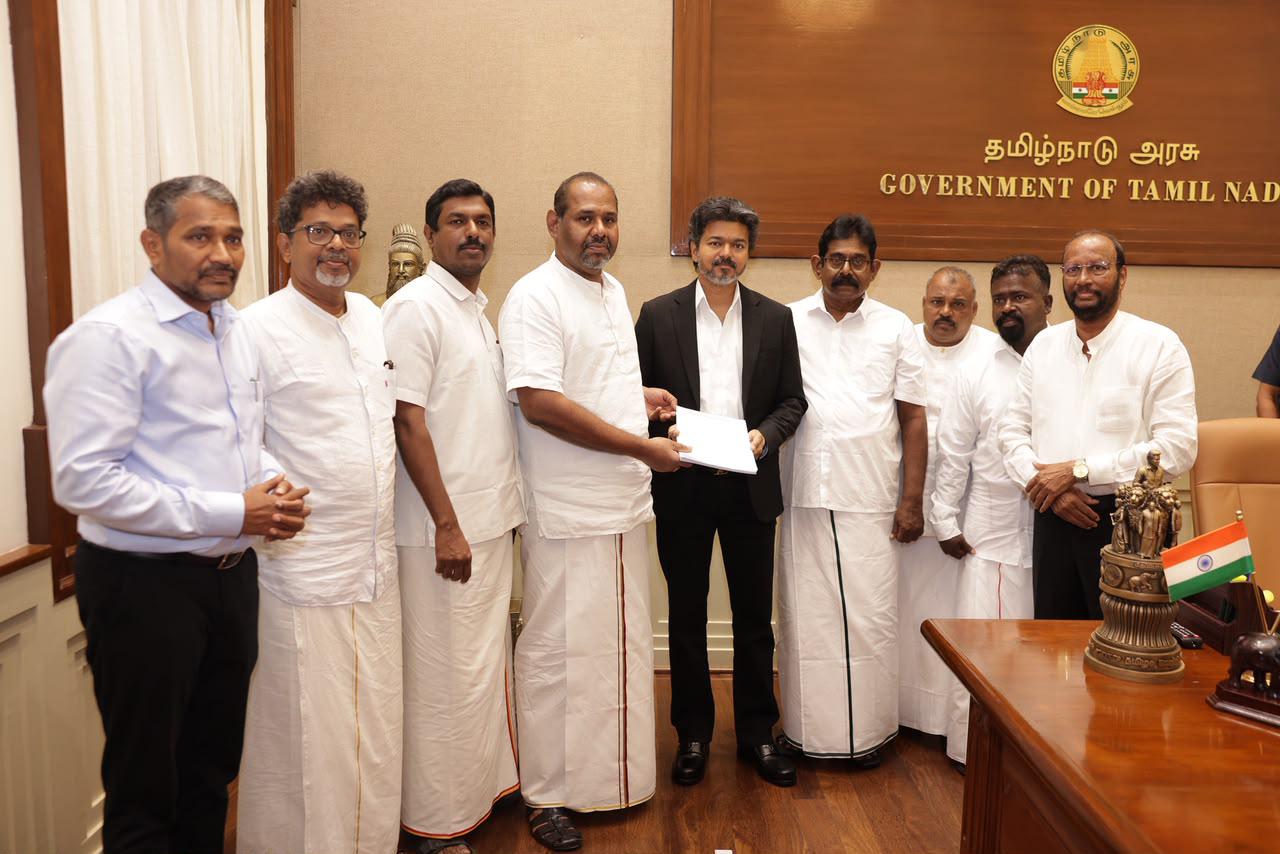 தமிழக முதலமைச்சர் விஜய்யுடன் தமிழ்த் தேசியப் பேரவை சந்திப்பு!  – ஈழத் தமிழர் பிரச்சினை குறித்து பேச்சு.