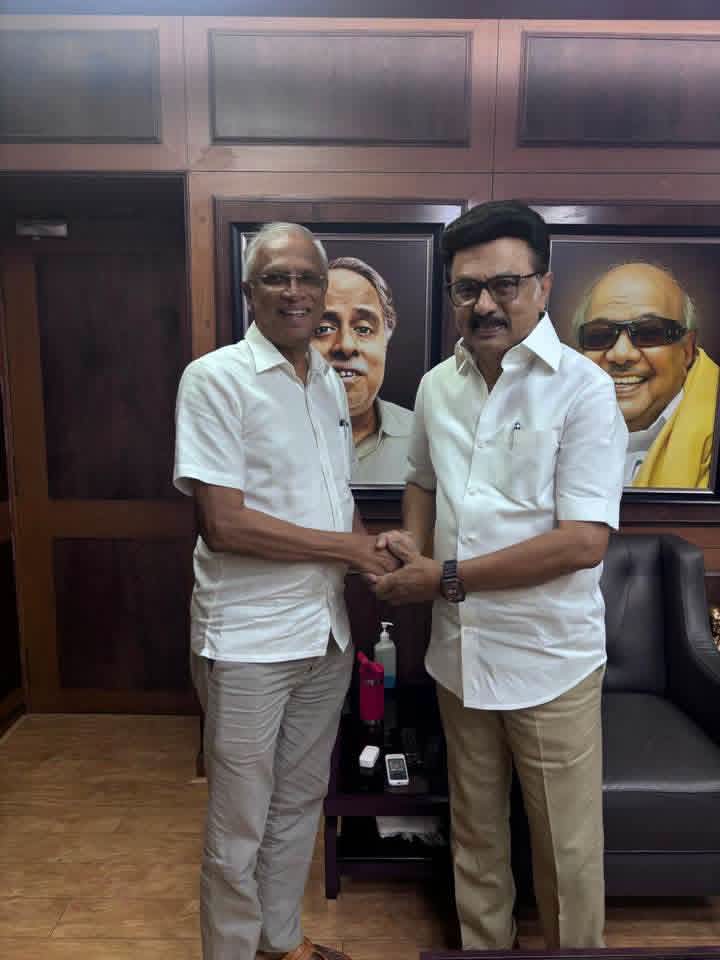 ஸ்டாலினைச் சந்தித்தார் சுமந்திரன்.