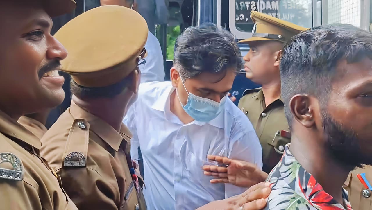 ‘ஹரக் கட்டா’ தரப்பிடம் 12 கோடி ரூபா இலஞ்சம் பெற்ற விவகாரம்:  ரகித ராஜபக்ஷ உள்ளிட்ட மூவருக்கும் 17 வரை விளக்கமறியல் நீடிப்பு.
