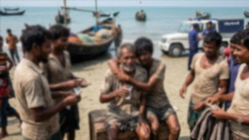 வங்காள விரிகுடாவில் 36 நாள்கள் தத்தளித்த இலங்கை மீனவர்கள் இருவர் உயிருடன் மீட்பு!  – பச்சையாக மீன்களை உண்டு உயிர் பிழைத்தார்கள் என்று விசாரணையில் தெரிவிப்பு.