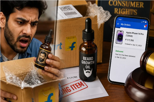ஐபோனுக்குப் பதில் தாடி எண்ணெய் பார்சல்: பிளிப்கார்ட் நிறுவனத்திற்கு ரூ1.8 லட்சம் அபராதம்!