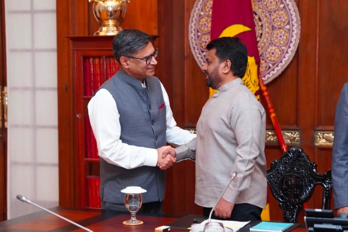 இந்திய வெளிவிவகாரச் செயலர் விக்ரம் மிஸ்ரி ஜனாதிபதி அநுரகுமார திஸாநாயக்கவுடன் பேச்சு.