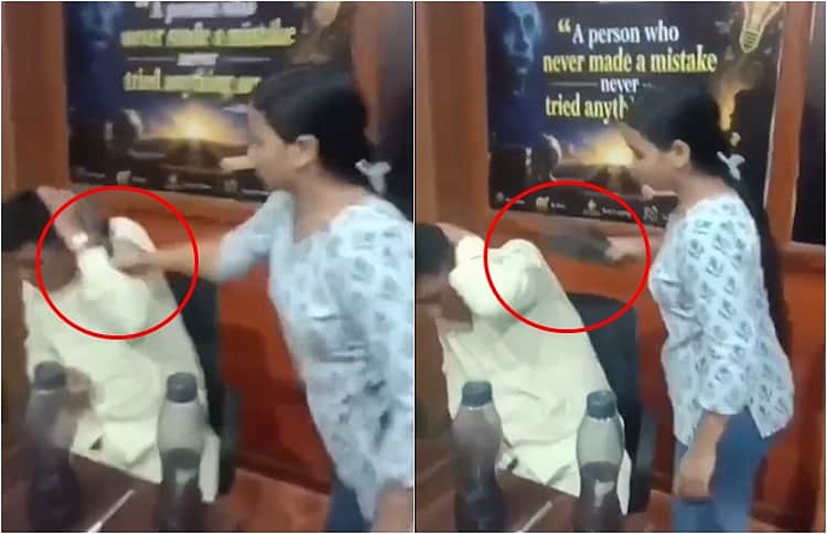 உத்தரப் பிரதேசம்: மாணவியிடம் பாலியல் அத்துமீறல் – ஆசிரியரை செருப்பால் விளாசிய துணிச்சலான மாணவி!