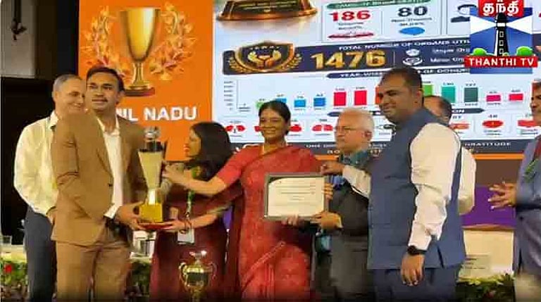 தேசிய அளவில் சாதனை: உடல் உறுப்பு தானத்தில் சிறந்த மாநிலமாக தமிழ்நாடு தேர்வு – மத்திய அரசு விருது!