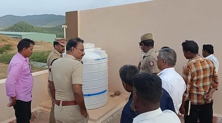 அய்யலூர் அரசுப் பள்ளி குடிநீர் தொட்டி அருகே மலம் கிடந்ததாக புகார்: எஸ்பி, வட்டாட்சியர் நேரில் ஆய்வு!